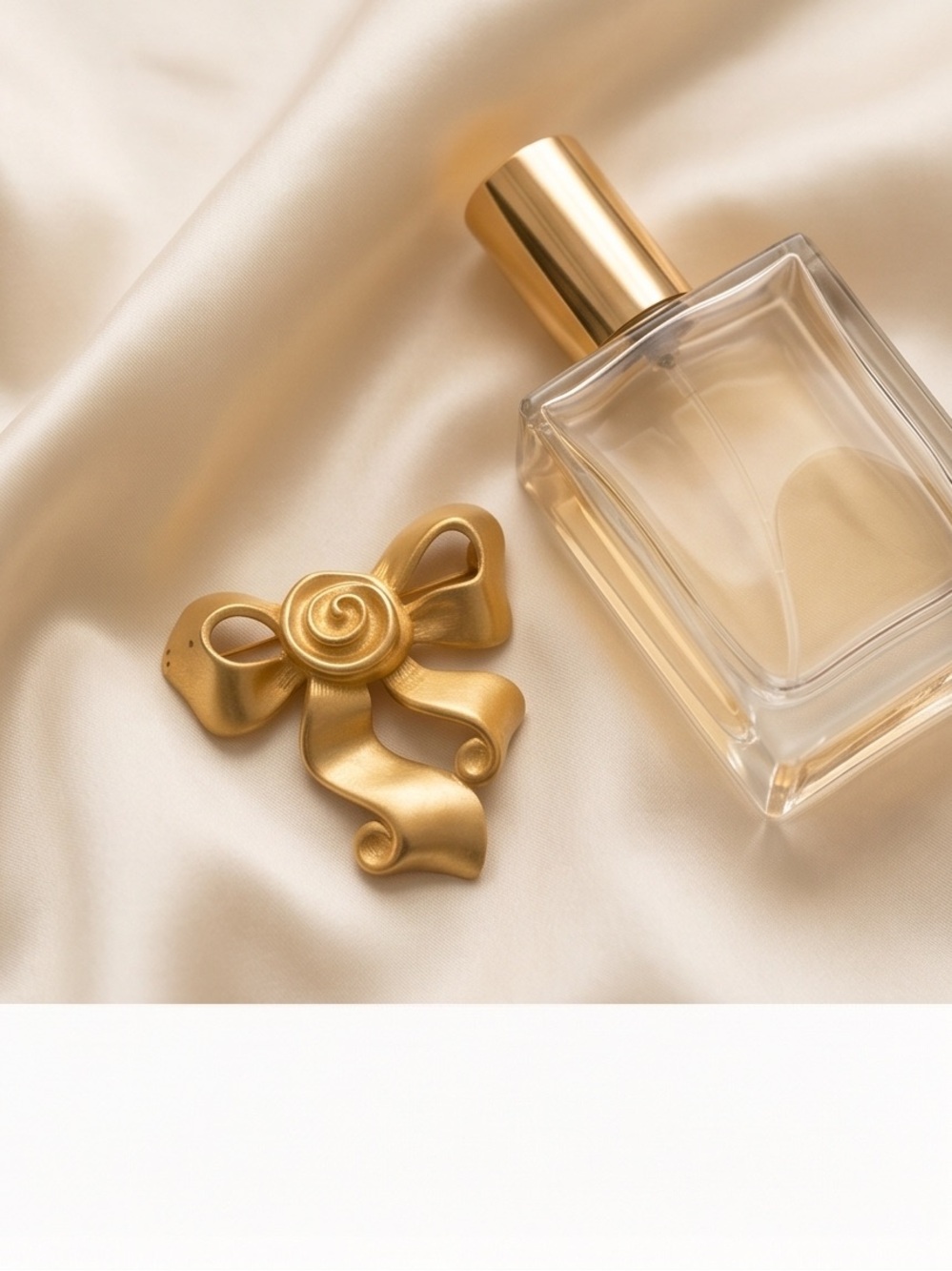 Givenchy Gold Bow Ribbon Brooch - Women's Jewelry